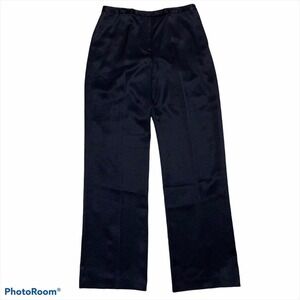 Bloomingdales Now Black Satin Pants M